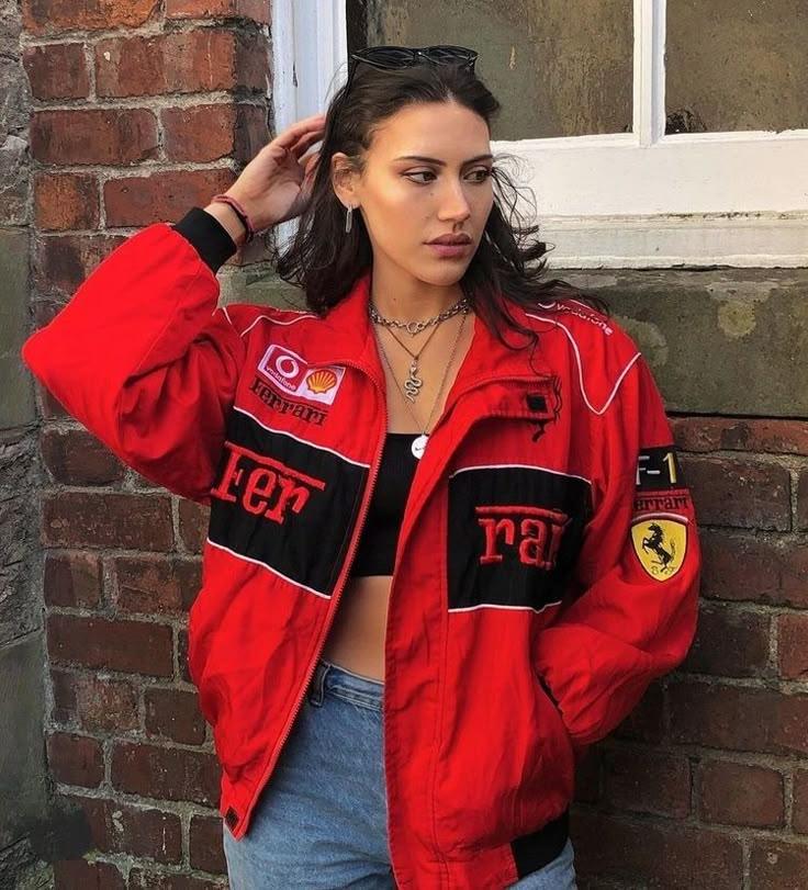 Red Ferrari F1 Womens' Jacket - Kezual