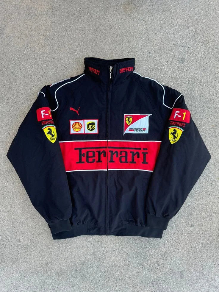 Black Ferrari F1 Unisex Jacket