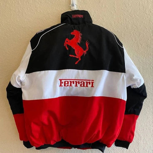 White Ferrari F1 Unisex Jacket