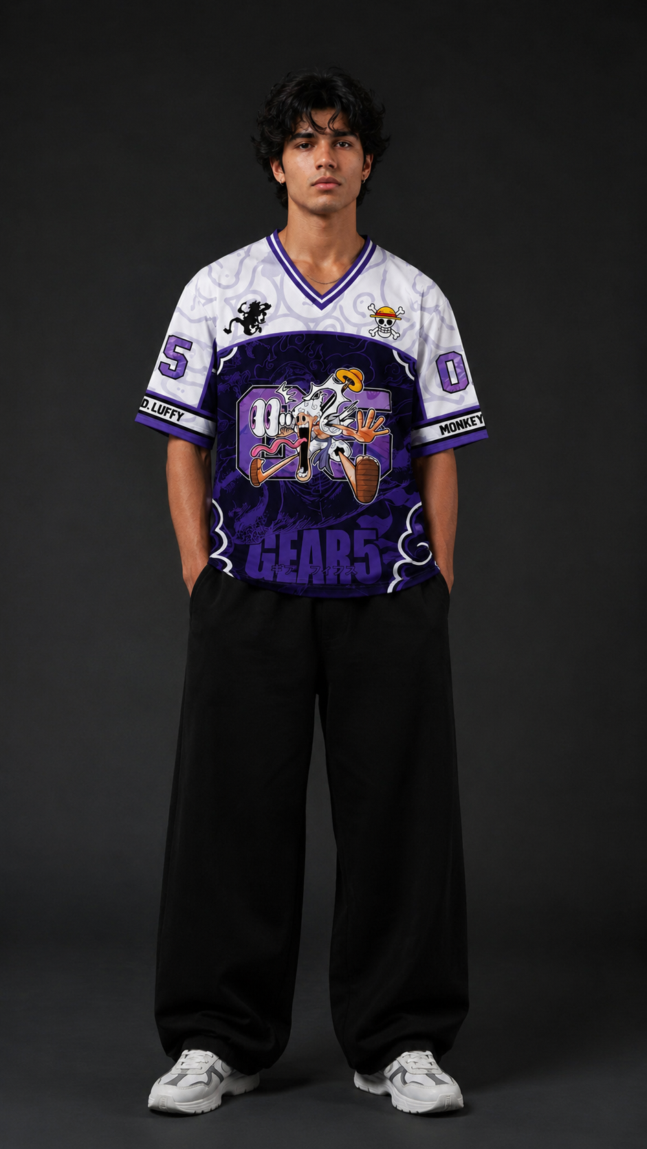 Luffy Gear 5 Oversized Jersey