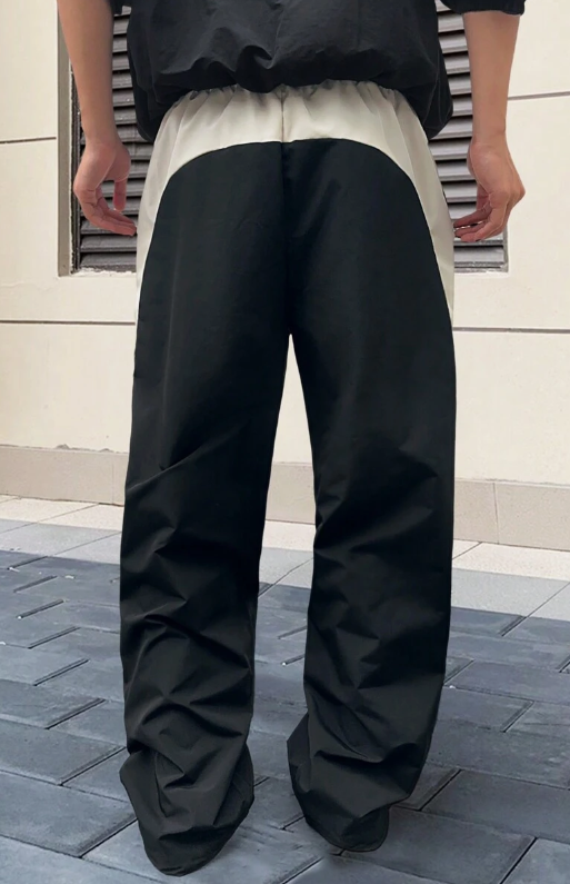Urban Edge Unisex Patchwork Baggy Trackpants