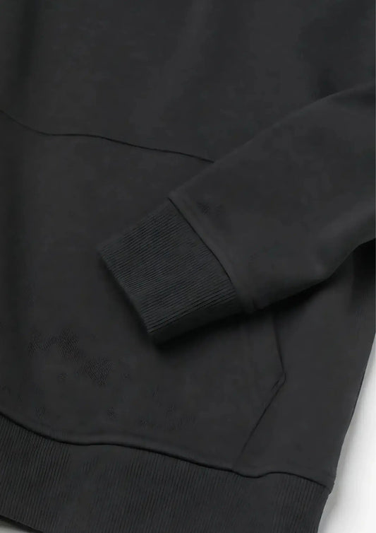 Premium Solid Black Hoodie - Kezual