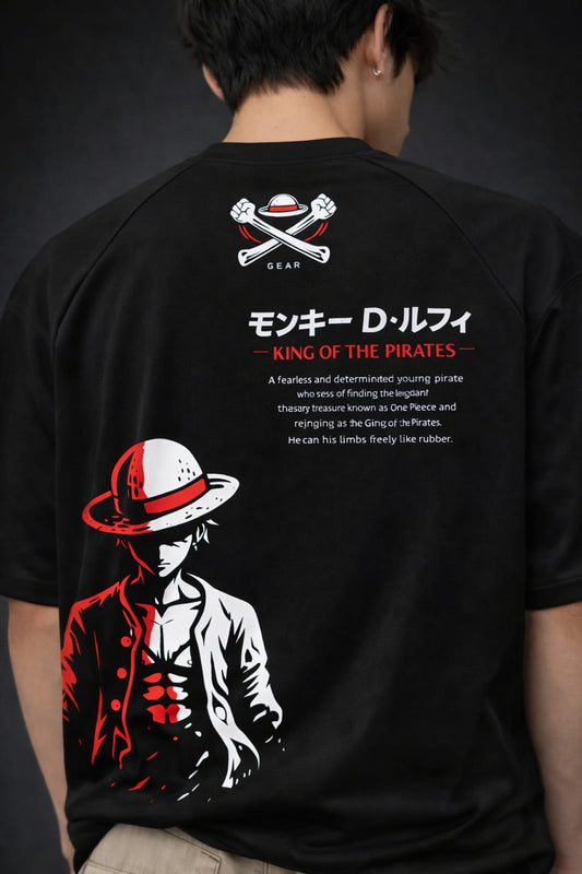 Luffy King Pirates Anime Tee