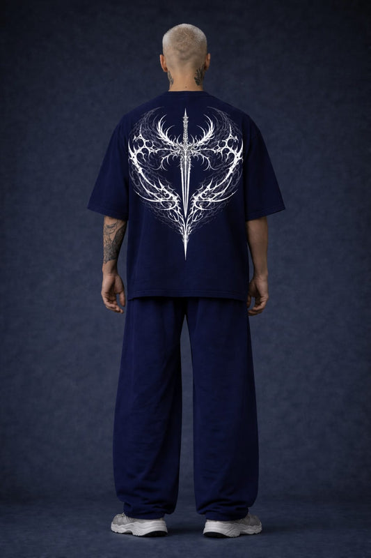 Switchblade Coord Set β Navy Gothic Streetwear