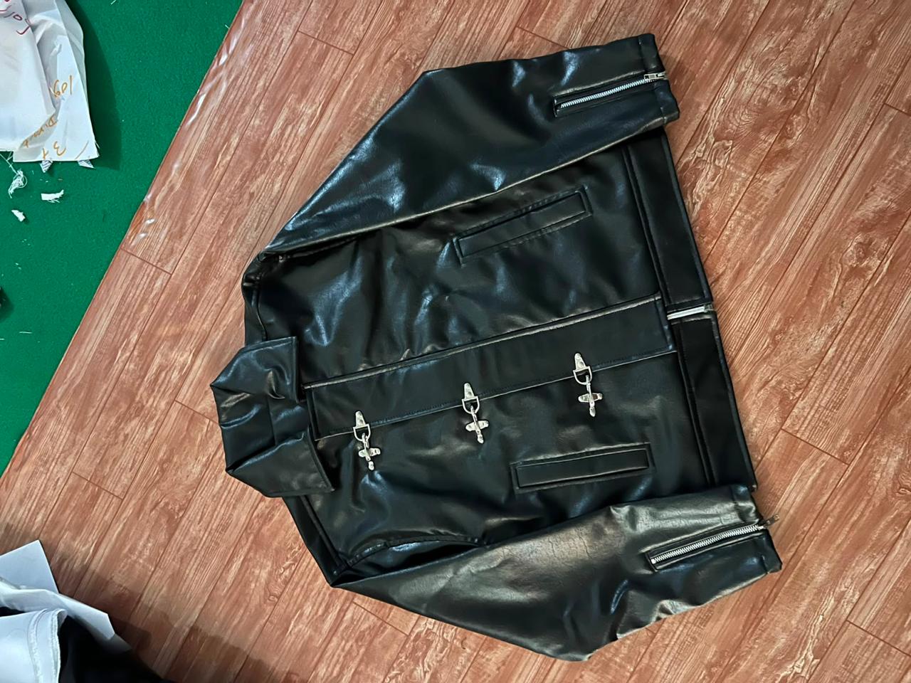 Chinese Style Premium Leather Jacket