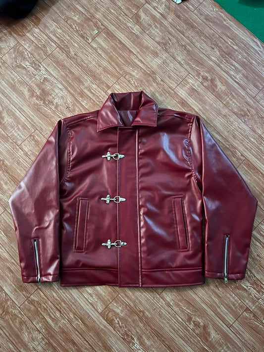 Chinese Style Premium Leather Jacket