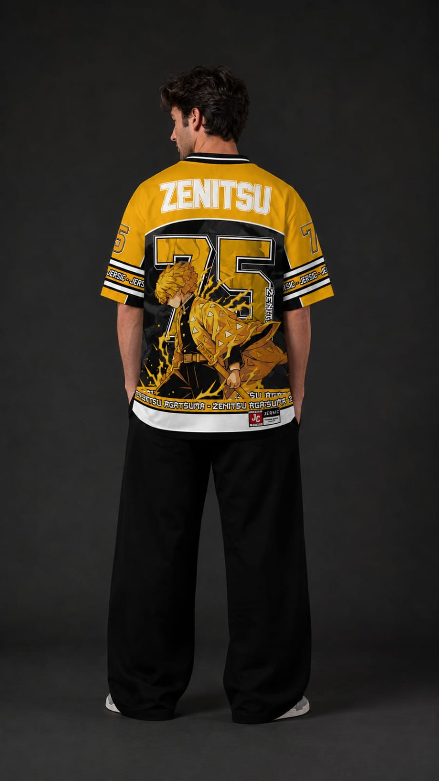Zenitsu Thunder #75 Oversized Jersey