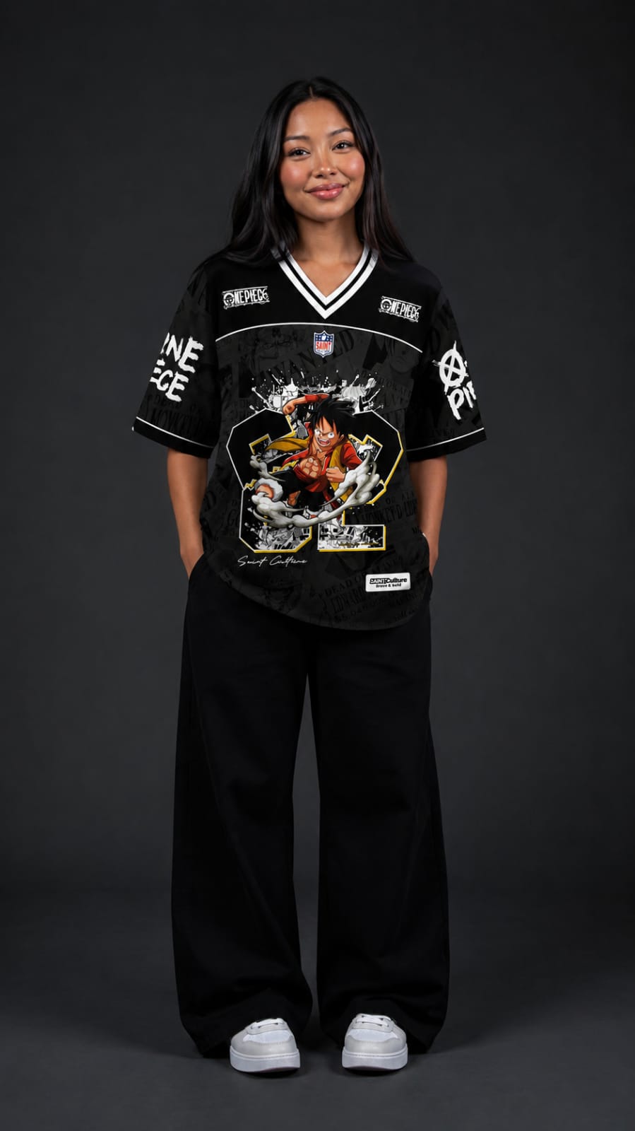 Luffy 62 Oversized Anime Jersey