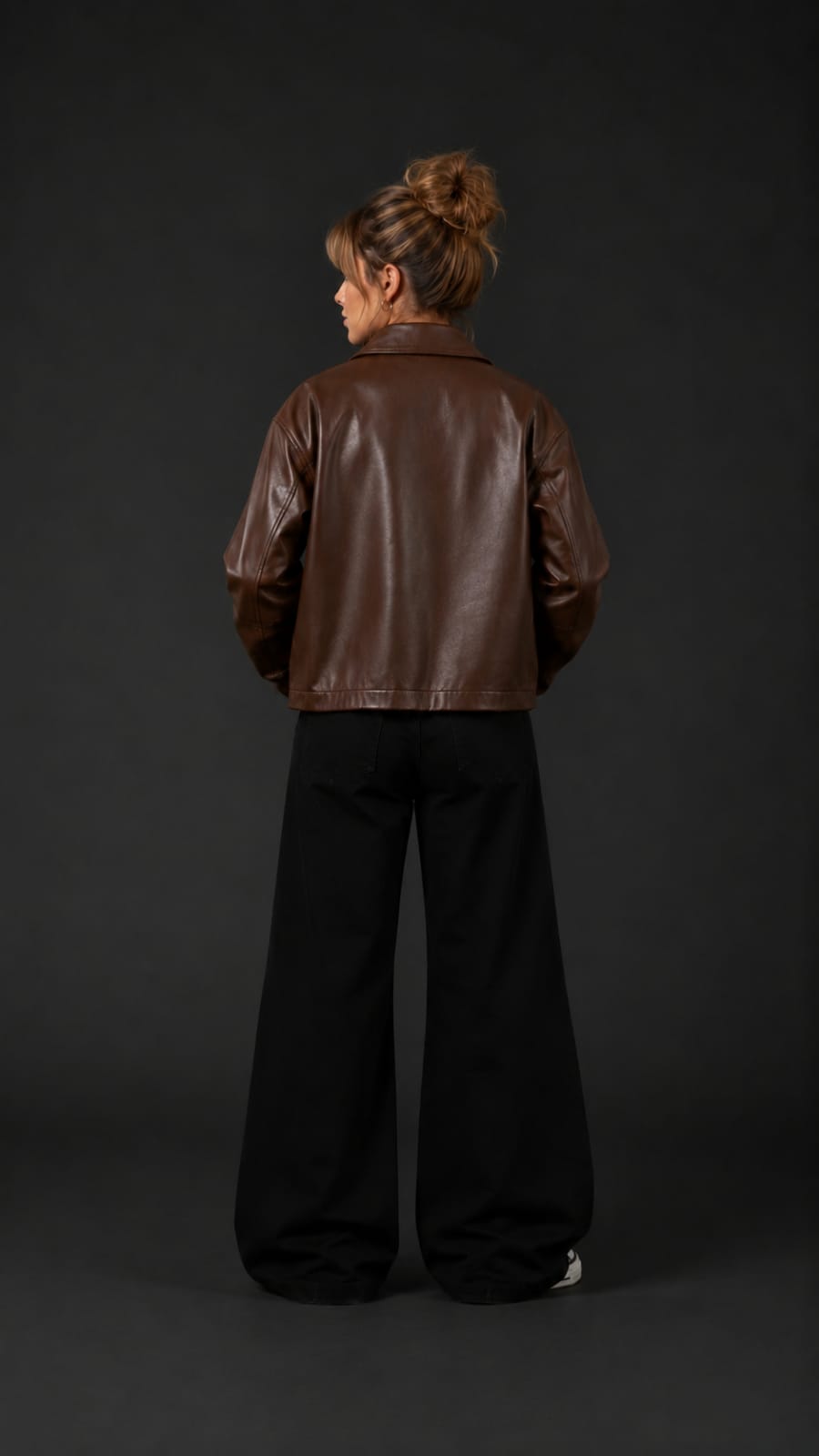 Brown Leather Jacket – Premium Streetwear