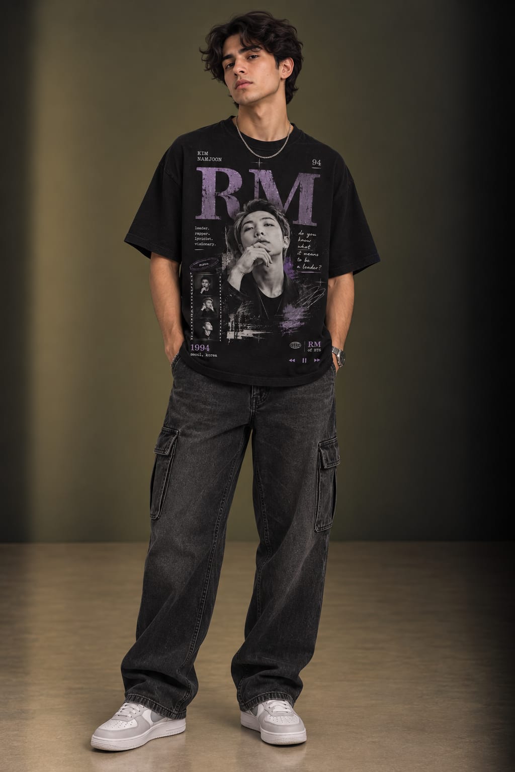 The Real Me โ RM Version Black Tee
