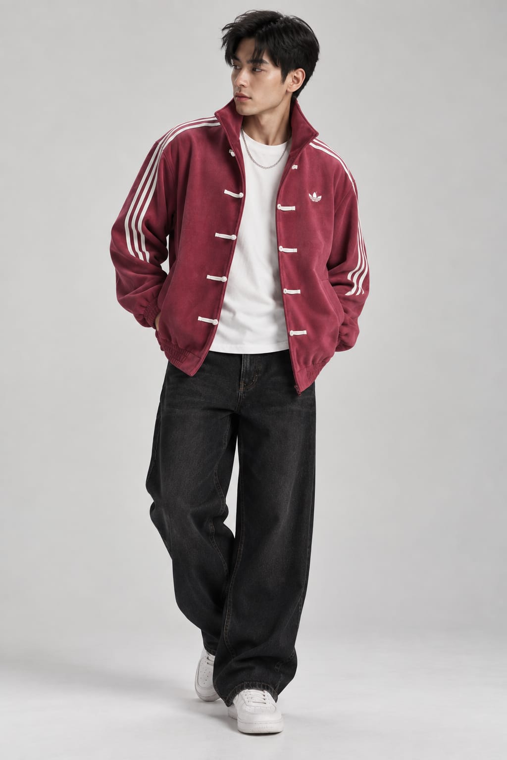 Maroon CNY - Inspired Unisex Jacket - Luxury Streetwear | Kezual