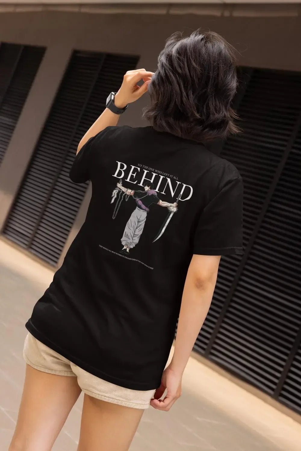 Behind Jujutsu Kaisen Themed Tee - Kezual