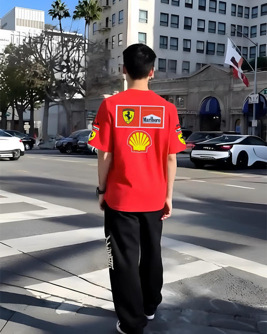 Ferrari F1 Racing T-Shirt β Kezual Style for Ferrari Fans - Kezual
