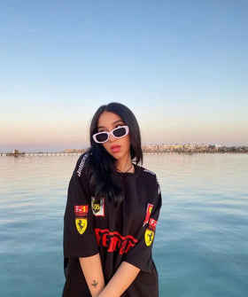 Ferrari Black oversized T-shirt
