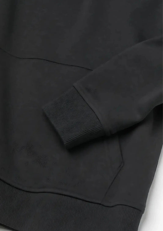 Premium Solid Black Hoodie - Kezual