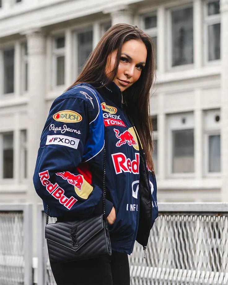 Red bull F1 Vintage Racing Womens' Jacket - Kezual