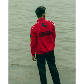 Red Ferrari F1 Unisex Jacket Parachute