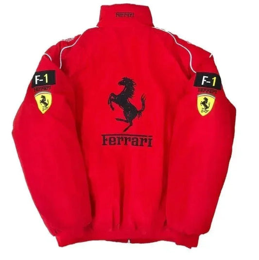 Red Ferrari F1 Unisex Jacket - Kezual