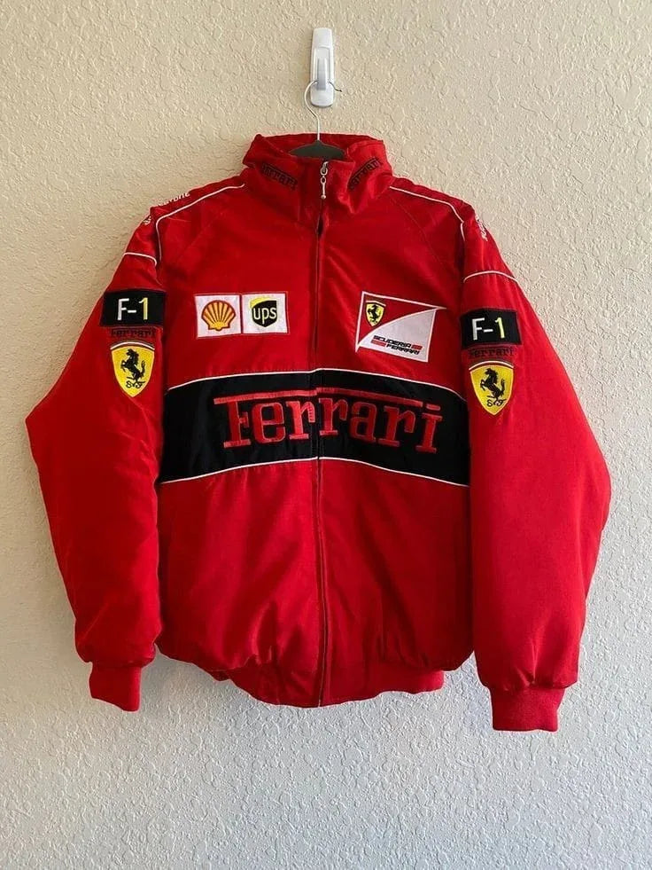 Red Ferrari F1 Unisex Jacket Kezual