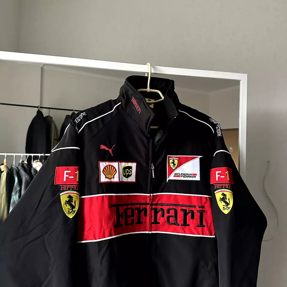Black Ferrari F1 Unisex Jacket