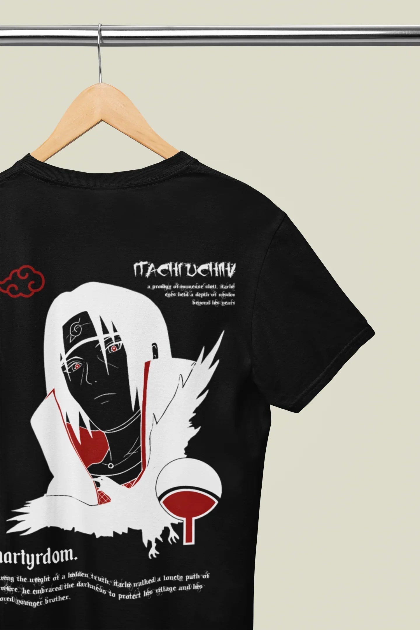 Shadow of the Leaf – Itachi Uchiha Oversized Tee - Kezual