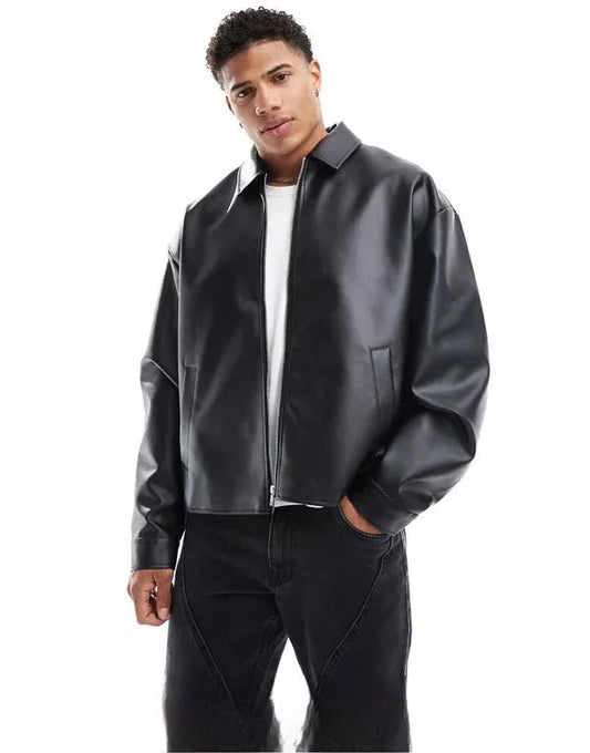 Shadowform Luxe Leather Jacket - Kezual