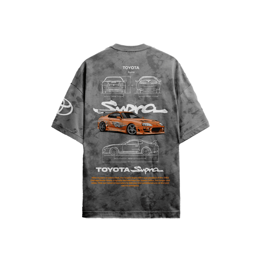 Supra Grey Acid - Wash T-Shirt - Kezual