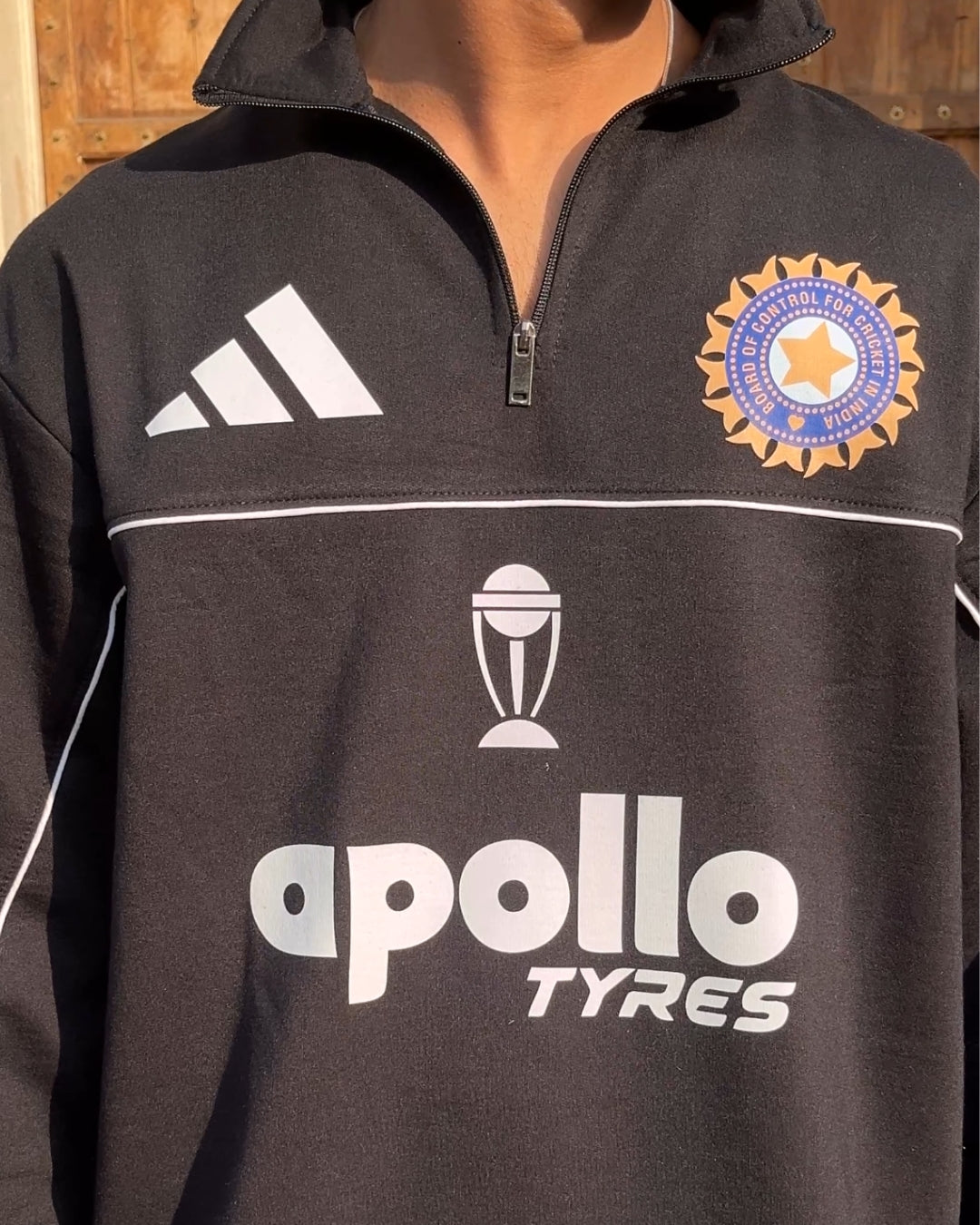 INDIAN CRICKET TEAM BLACK SWEATSHIRT | KEZUAL