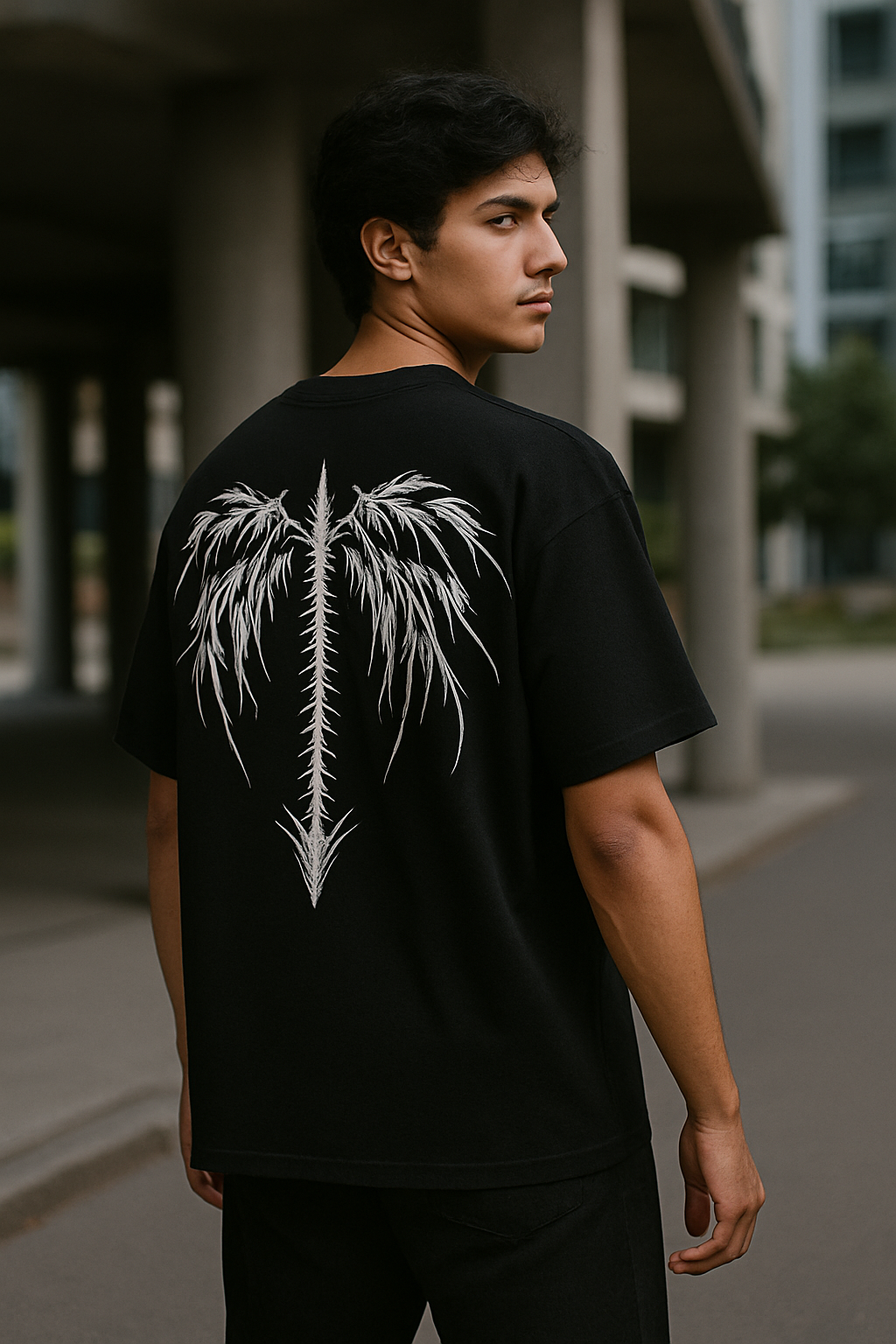 BLACK FLARE T-Shirt Kezual Styles