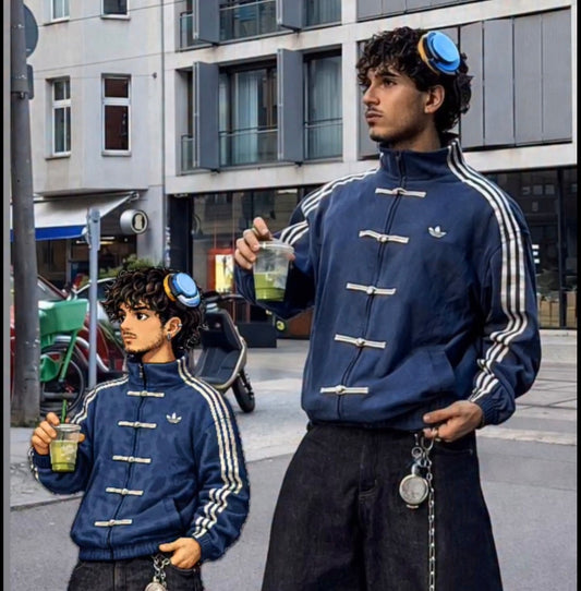 CNY - Inspired Unisex Blue Jacket - Luxury Streetwear | Kezual