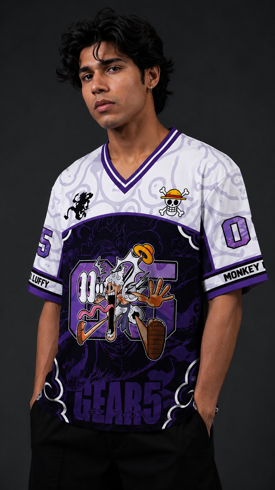 Luffy Gear 5 Oversized Jersey