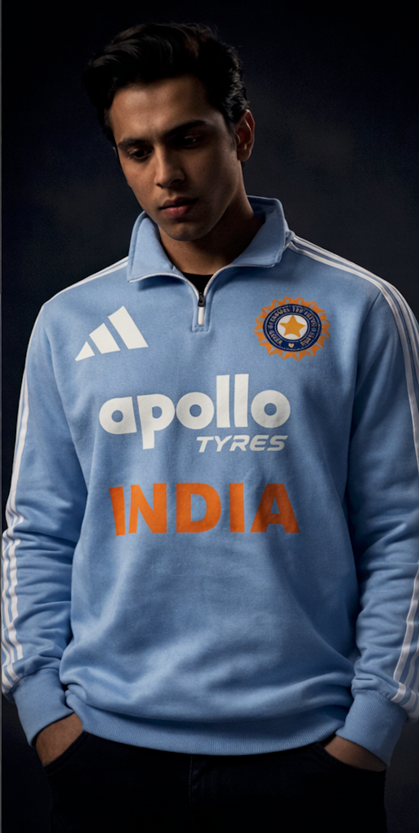 INDIAN CRICKET TEAM BLUE SWEATSHIRT | KEZUAL