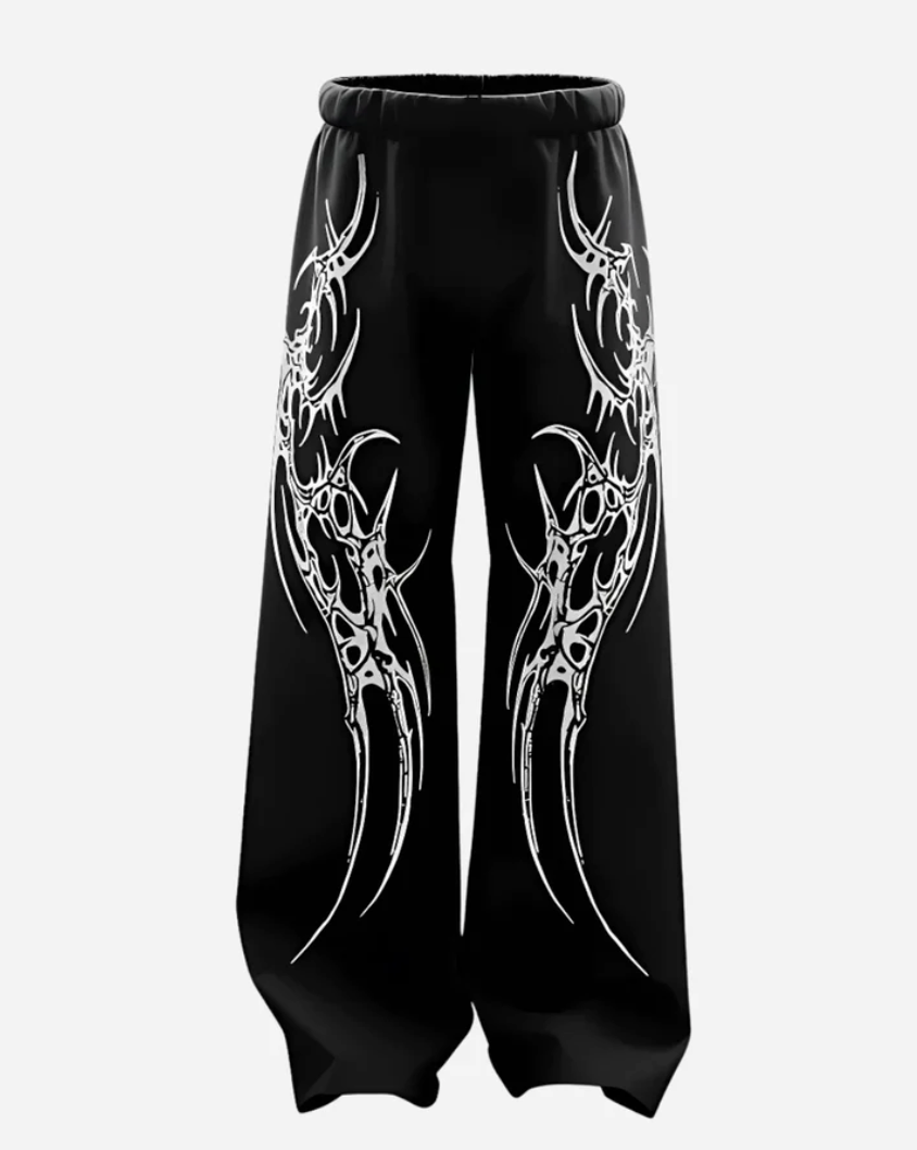 THE VENOM SPINE UNISEX BAGGY PANTS | KEZUAL