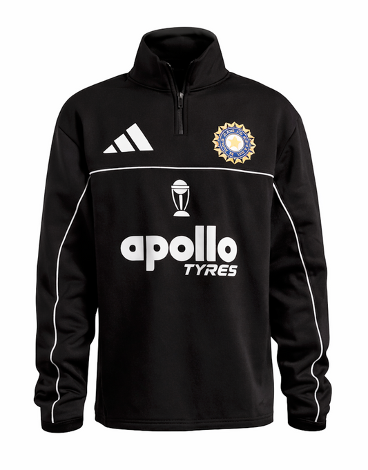 INDIAN CRICKET TEAM BLACK SWEATSHIRT | KEZUAL