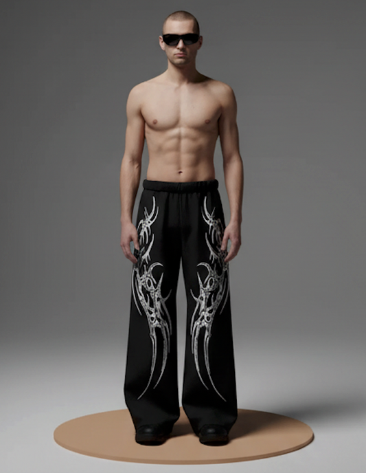 THE VENOM SPINE UNISEX BAGGY PANTS | KEZUAL