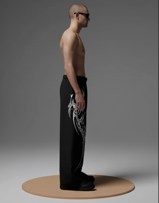 THE VENOM SPINE UNISEX BAGGY PANTS | KEZUAL