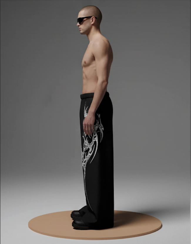 THE VENOM SPINE UNISEX BAGGY PANTS | KEZUAL