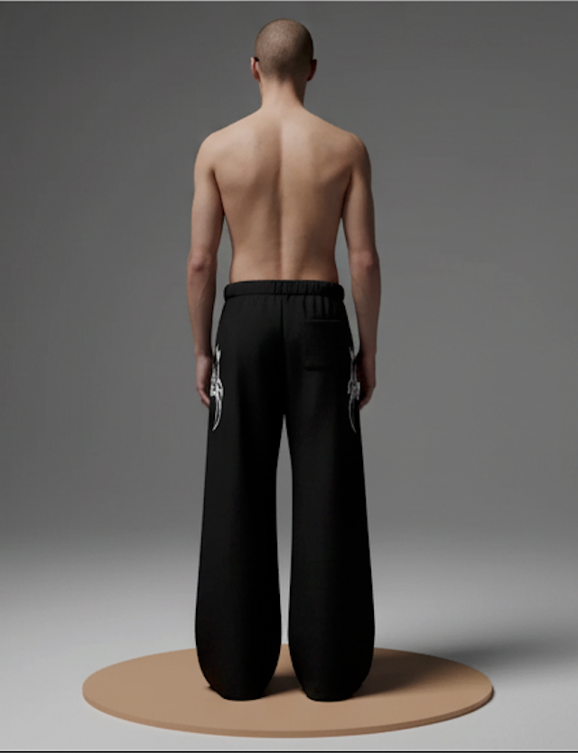THE VENOM SPINE UNISEX BAGGY PANTS | KEZUAL
