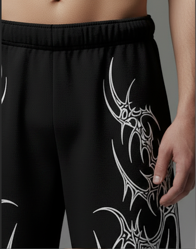 THE VENOM SPINE UNISEX BAGGY PANTS | KEZUAL