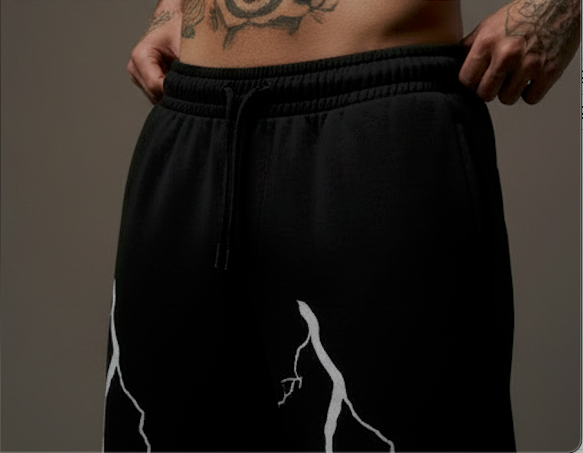 Thunder Straight Baggy Pants – Oversized Streetwear by Kezual