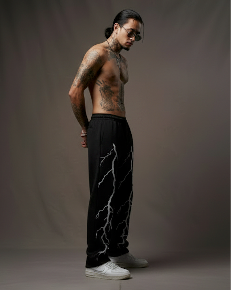 Thunder Straight Baggy Pants – Oversized Streetwear by Kezual