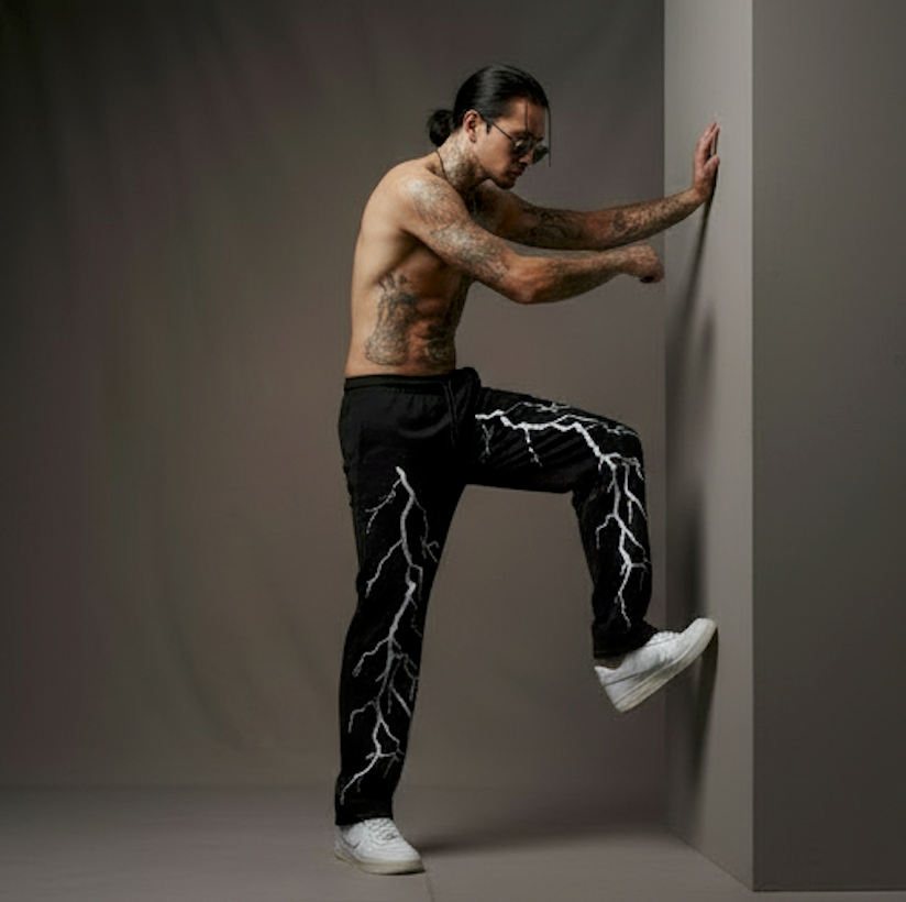 Thunder Straight Baggy Pants – Oversized Streetwear by Kezual