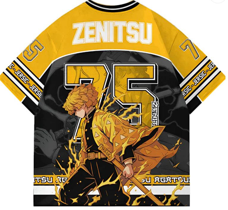 Zenitsu Thunder #75 Oversized Jersey