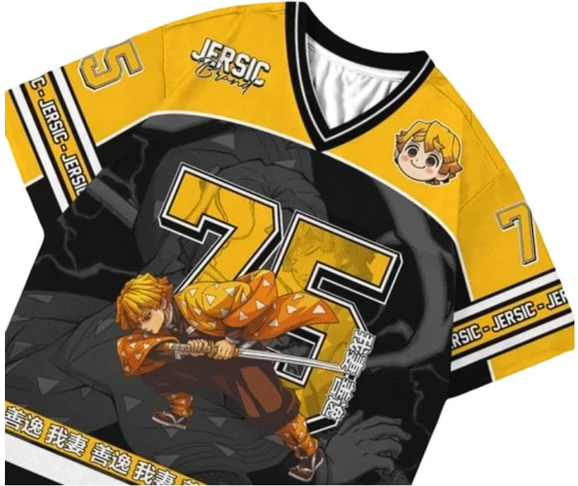 Zenitsu Thunder #75 Oversized Jersey