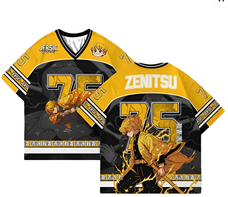 Zenitsu Thunder #75 Oversized Jersey