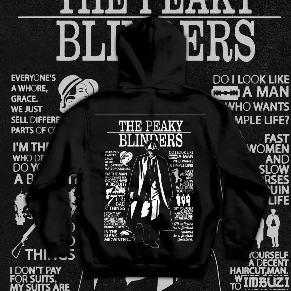 Peaky Blinders Black Hoodie Kezual Styles