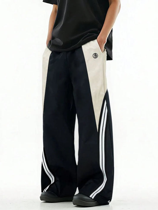 Urban Edge Unisex Patchwork Baggy Trackpants