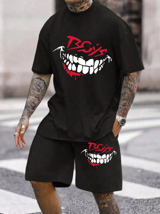 BOYS Grin Street Co-ord Set - Black