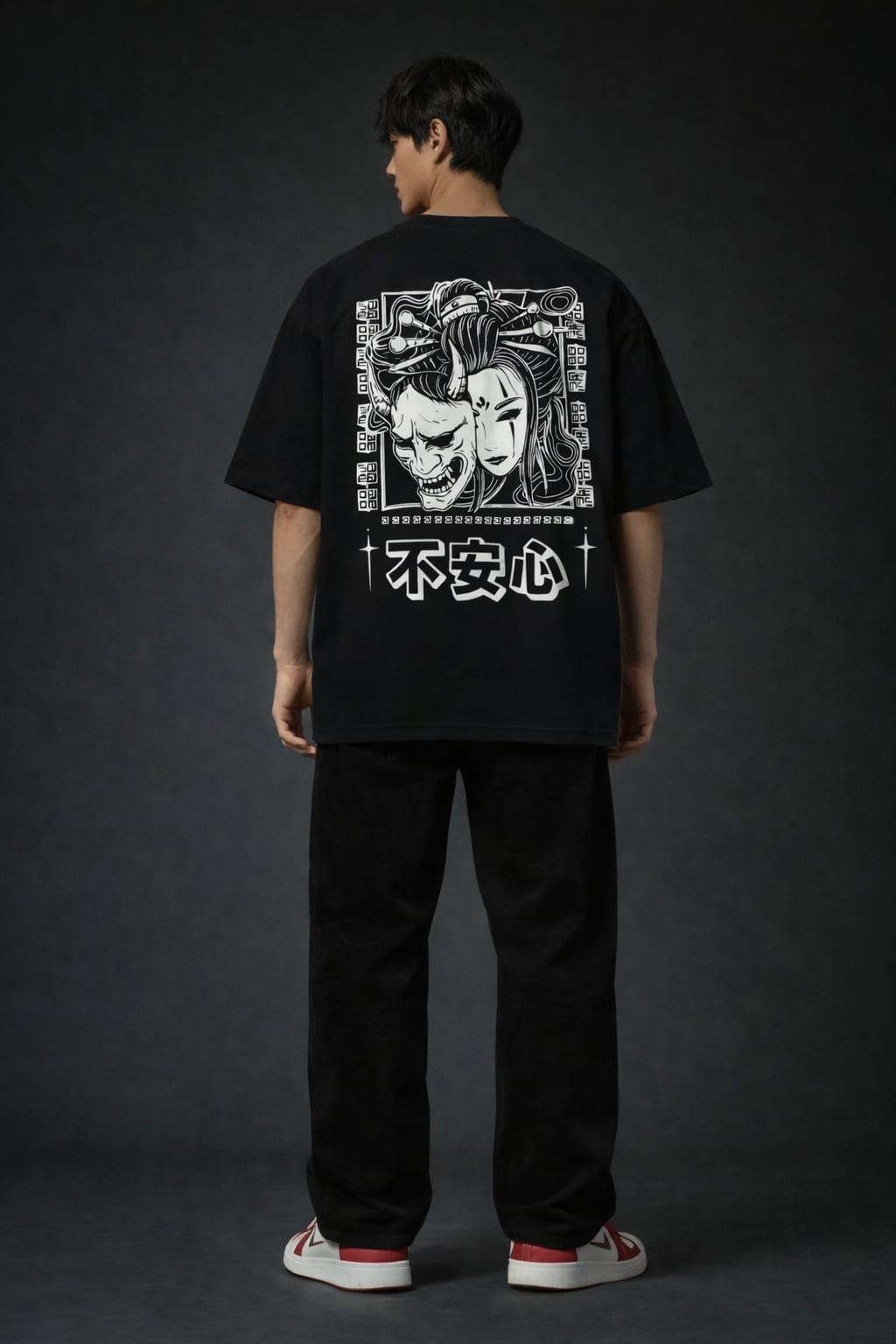 Oni Mask Street Oversized T-Shirt