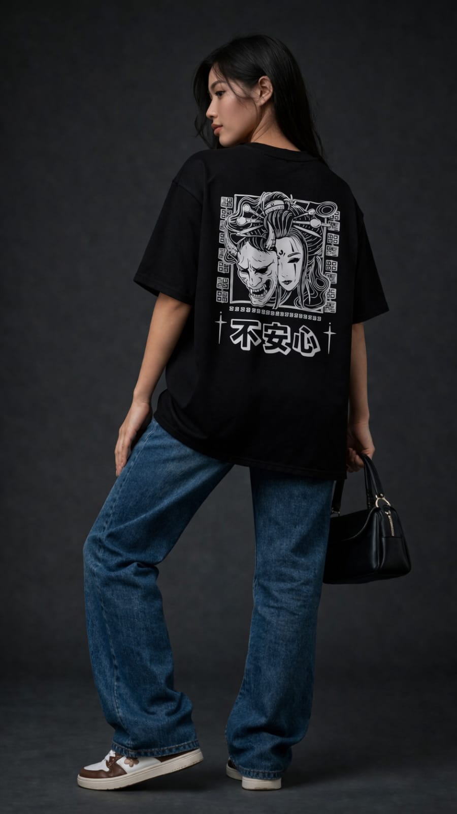 Oni Mask Street Oversized T-Shirt